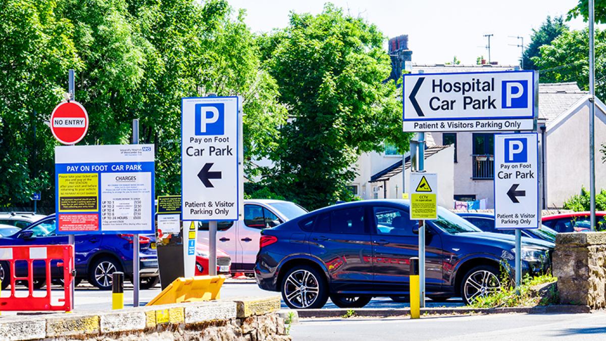 NHS car park