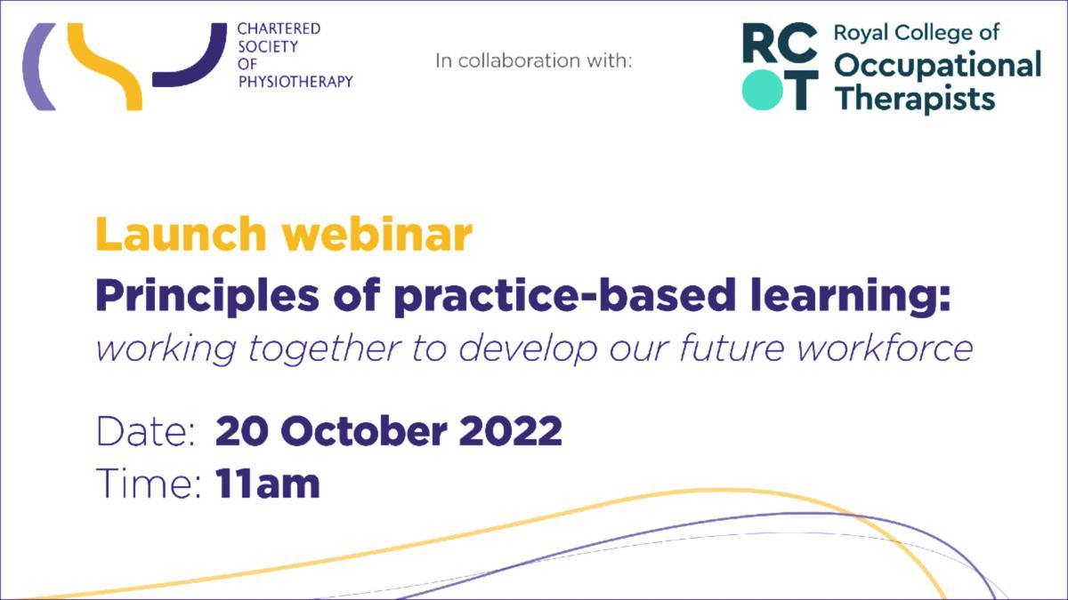 Principle of practice-based learning: launch webinar