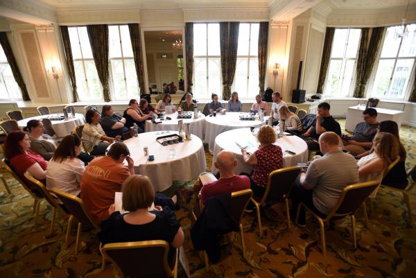 Fringe meeting delegates